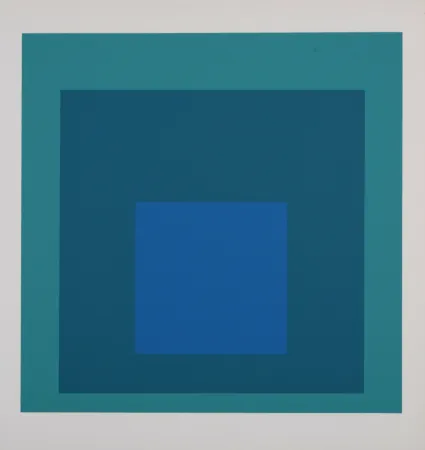 Sérigraphie Albers - Homage To the Square (E), 1971