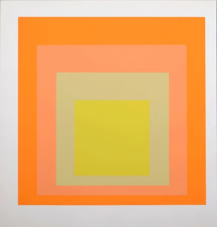 Sérigraphie Albers - Homage To the Square (G), 1971