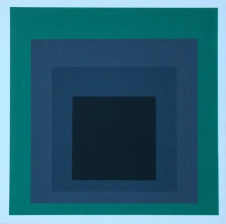 Sérigraphie Albers - Homage to the Square - Grisaille and Patina, 1965