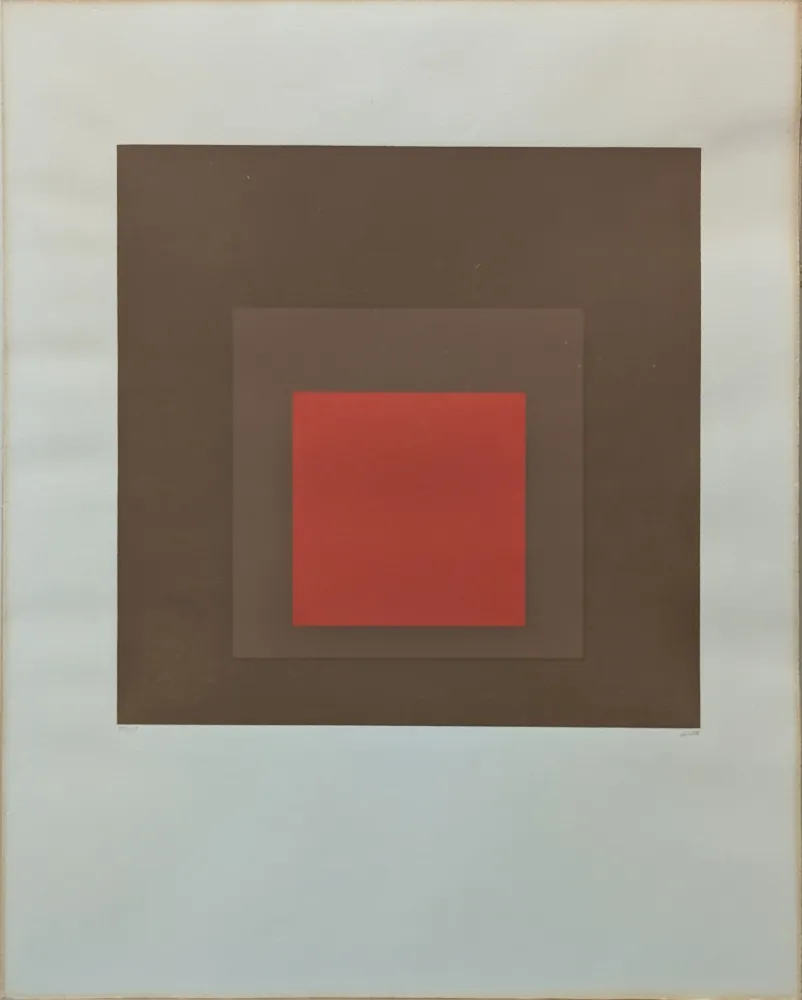 Sérigraphie Albers - Homage to the Square : HG442:a 