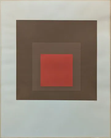 Sérigraphie Albers - Homage to the Square : HG442:a 