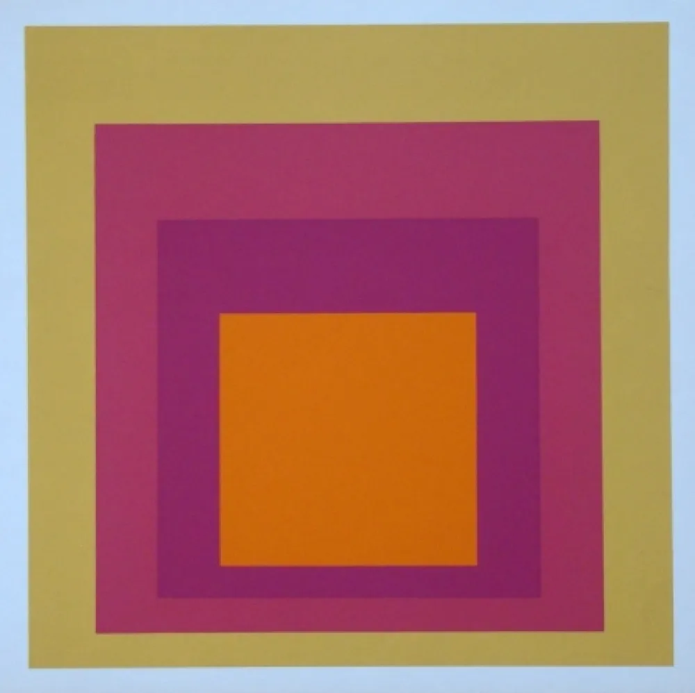 Sérigraphie Albers - Homage to the Square - La Tehuana, 1951-1956