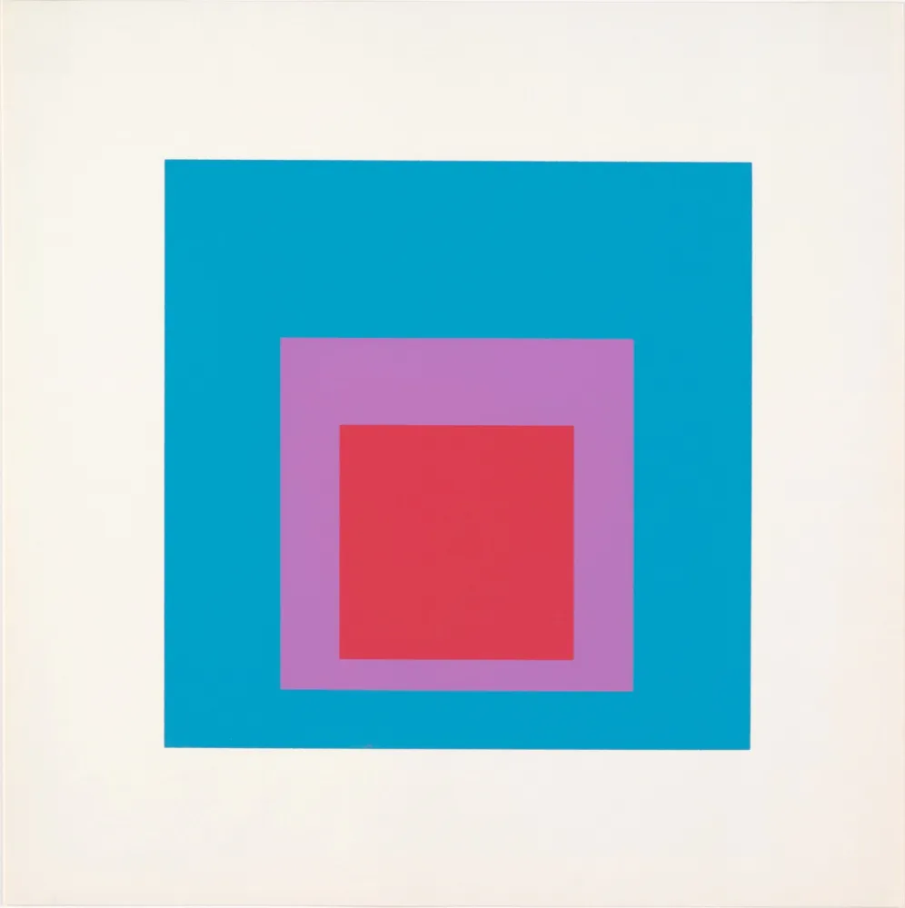 Sérigraphie Albers -  Homage to the Square: Ten Works by Josef Albers (#VI), 1962