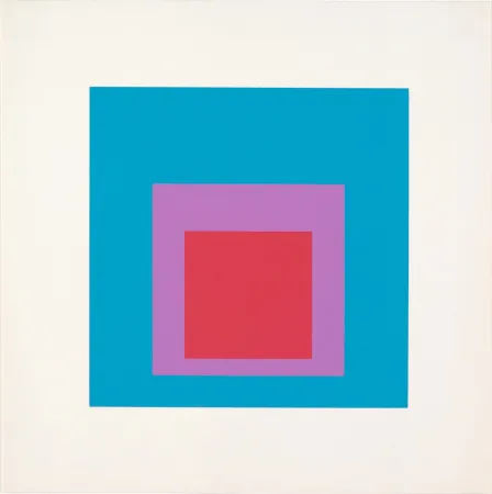 Sérigraphie Albers -  Homage to the Square: Ten Works by Josef Albers (#VI), 1962