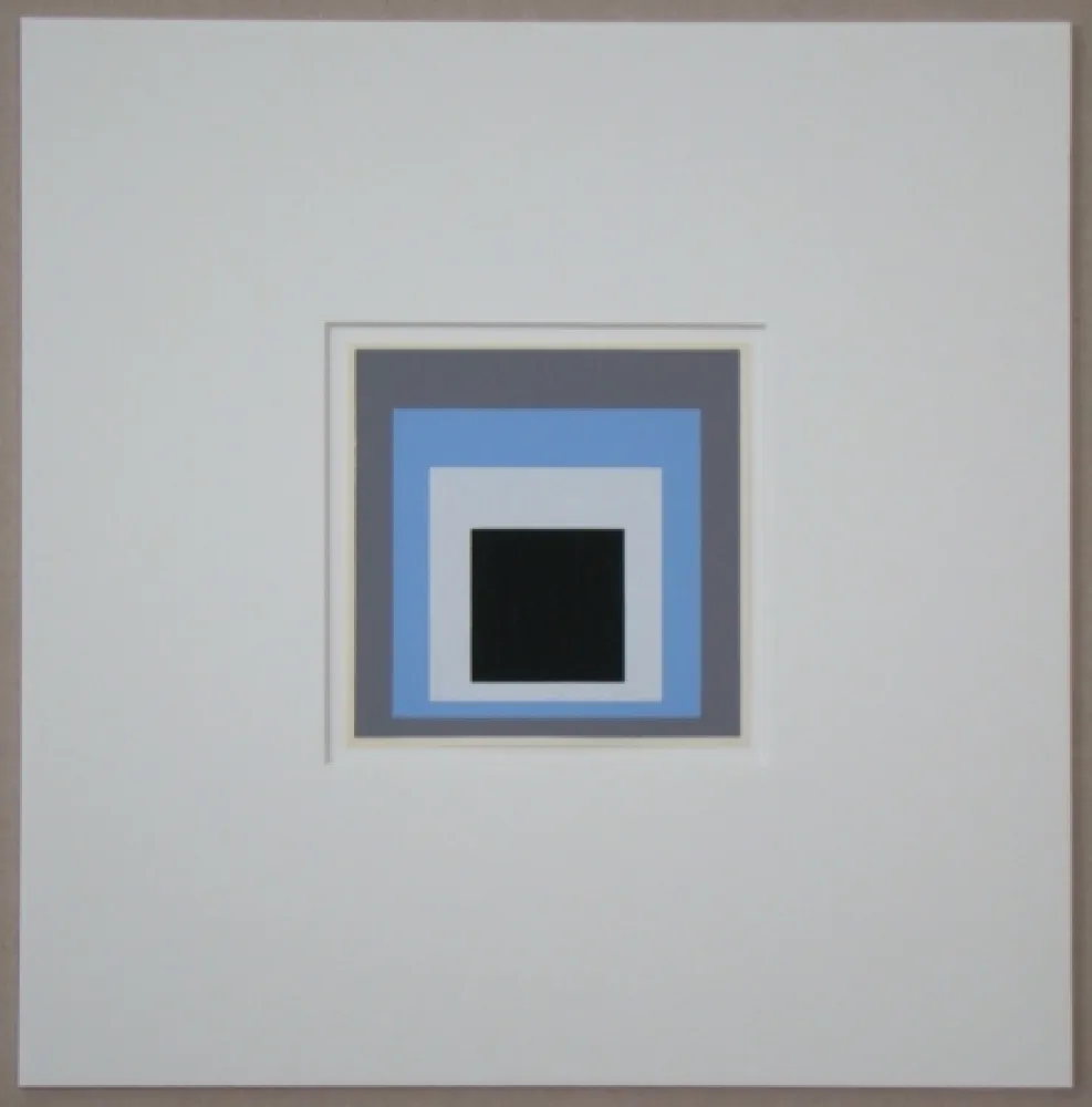 Sérigraphie Albers - Homage to the Square - Unconditioned