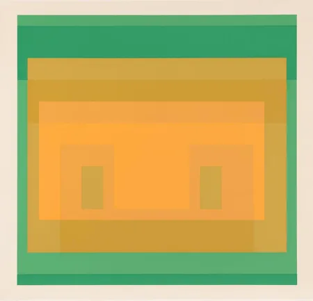 Sérigraphie Albers - I-S Va 6, from Six Variants