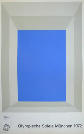 Sérigraphie Albers - OL 1972 - original colour silkscreen