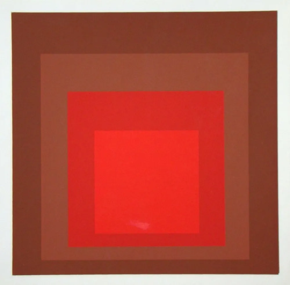 Sérigraphie Albers - R-III a-4, 1968