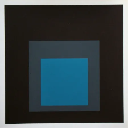 Sérigraphie Albers - Set Off, 1960