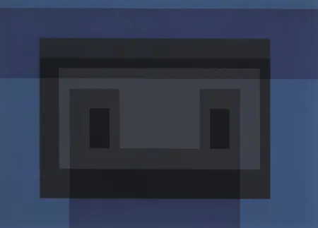 Sérigraphie Albers - Variant VII, from 10 variants