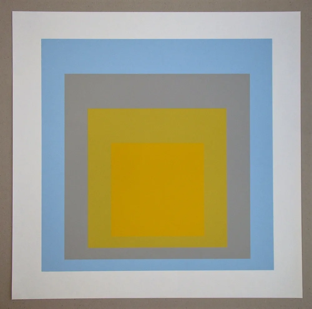 Sérigraphie Albers - Wide Light, 1962