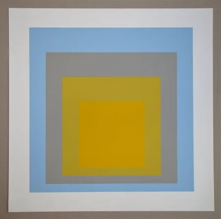 Sérigraphie Albers - Wide Light, 1962