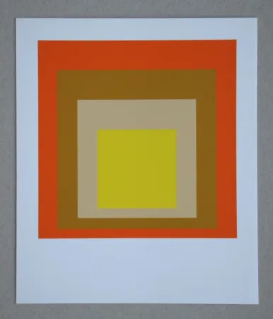 Sérigraphie Albers - Yes Sir