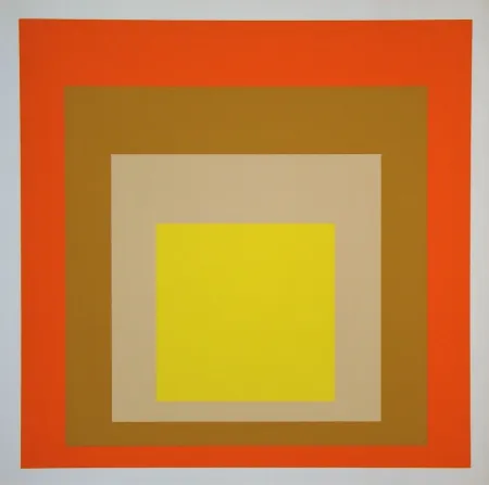 Sérigraphie Albers - Yes Sir, 1955