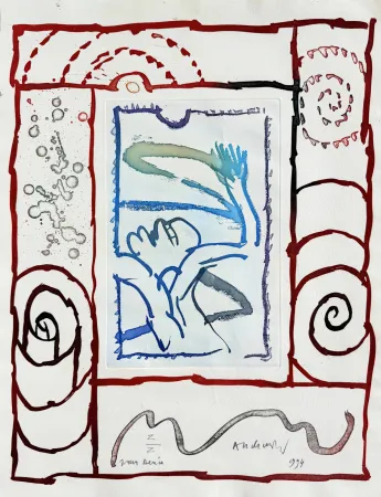 Aucune Technique Alechinsky - A bras le corps