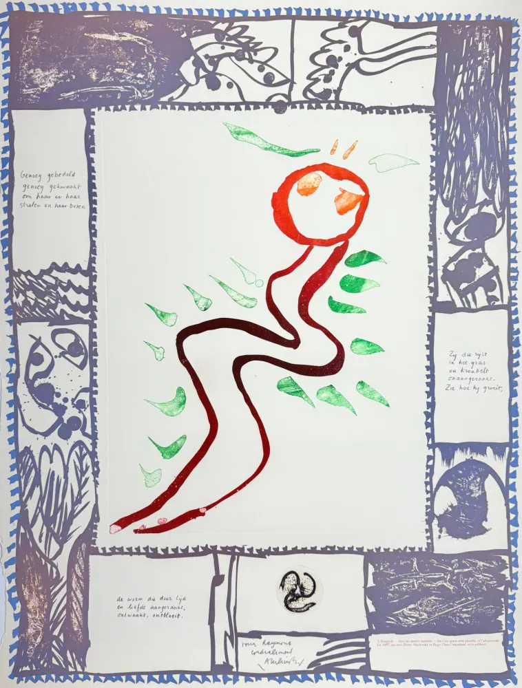 Eau-Forte Alechinsky - À deux mains