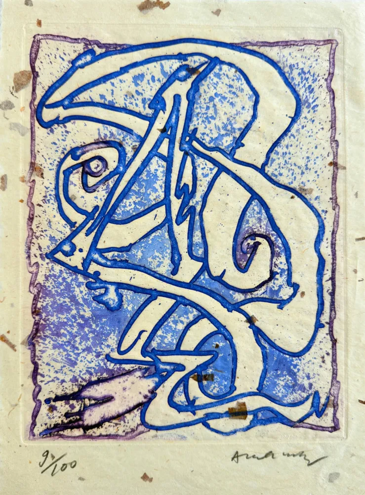 Eau-Forte Alechinsky - À la ligne