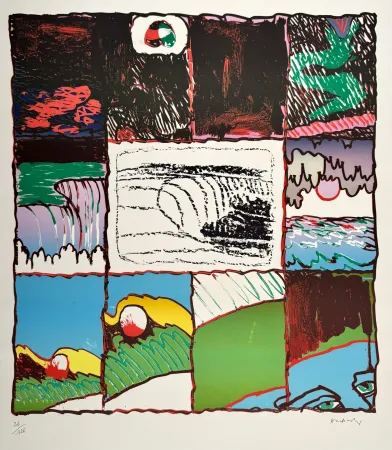 Lithographie Alechinsky - À l'imprimerie 