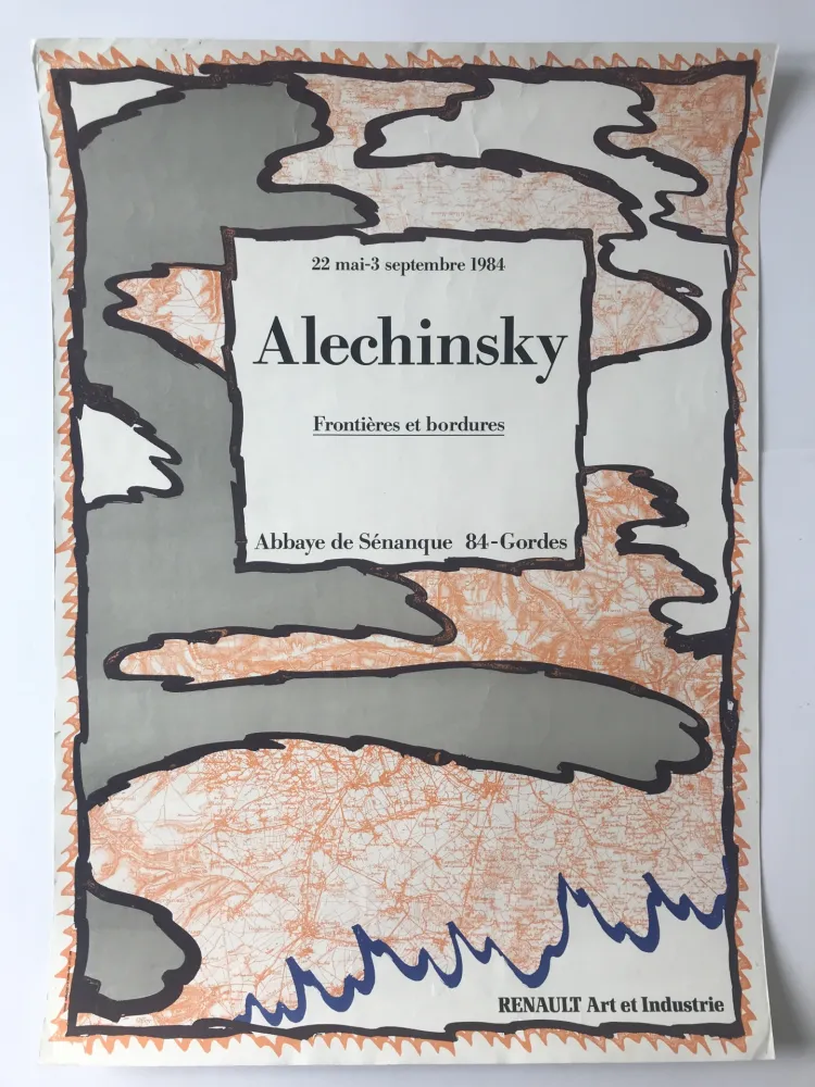 Affiche Alechinsky - Abbaye de Sénanque