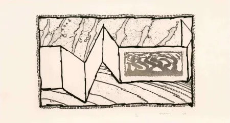 Eau-Forte Alechinsky - Allusion aux excitants III 