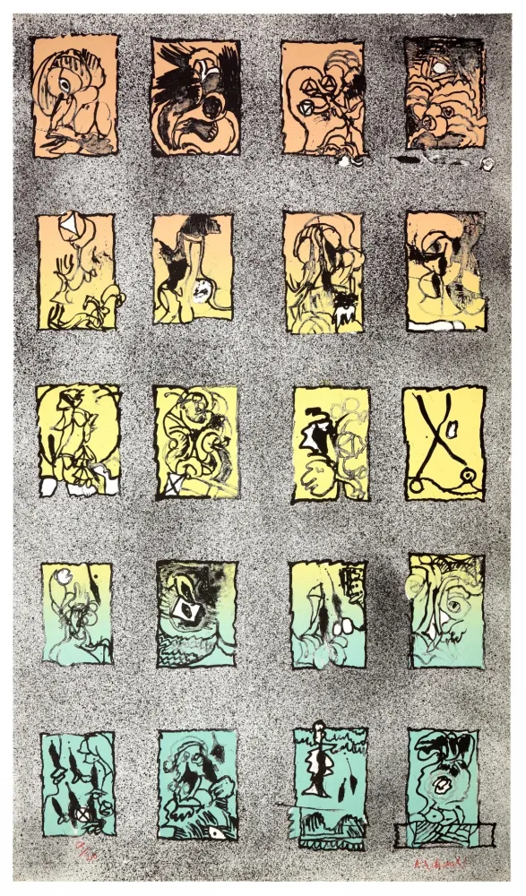 Lithographie Alechinsky - Au demeurant