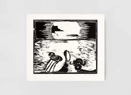 Gravure Sur Bois Alechinsky - Au fil du bois VI