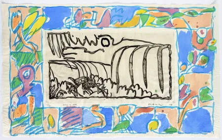 Eau-Forte Et Aquatinte Alechinsky - Autour de chute