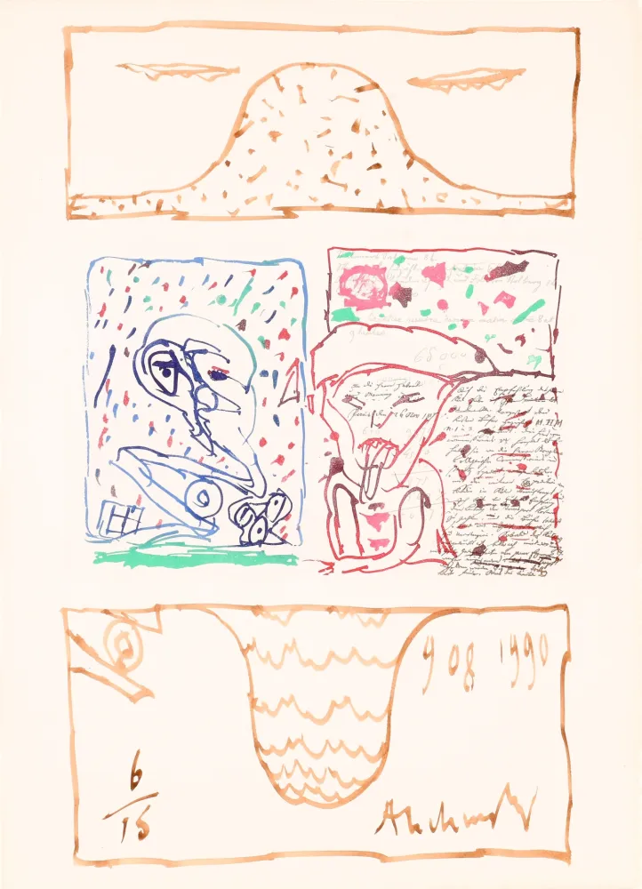 Aquatinte Alechinsky - Braille