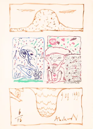 Aquatinte Alechinsky - Braille