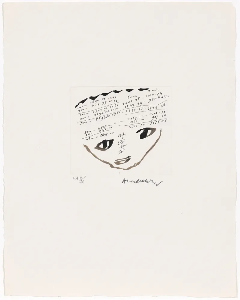 Eau-Forte Alechinsky - Carta Canta 01