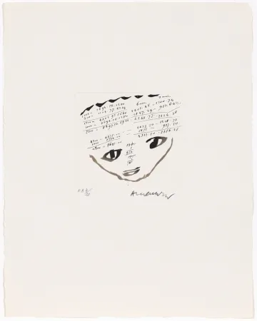 Eau-Forte Alechinsky - Carta Canta 01