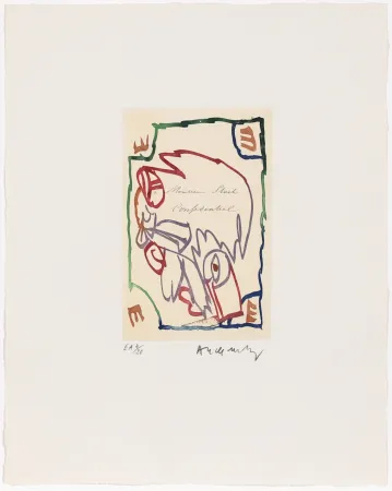 Eau-Forte Alechinsky - Carta Canta 04