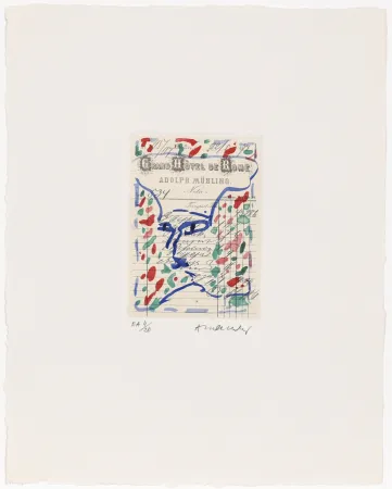 Eau-Forte Alechinsky - Carta Canta 10