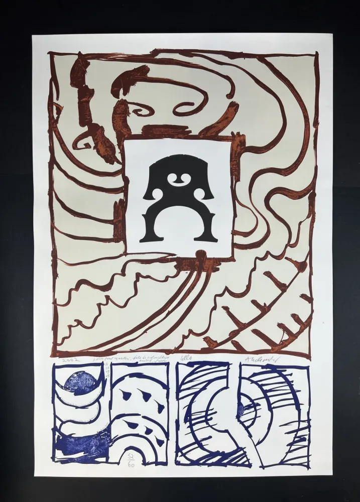 Lithographie Alechinsky - Cello