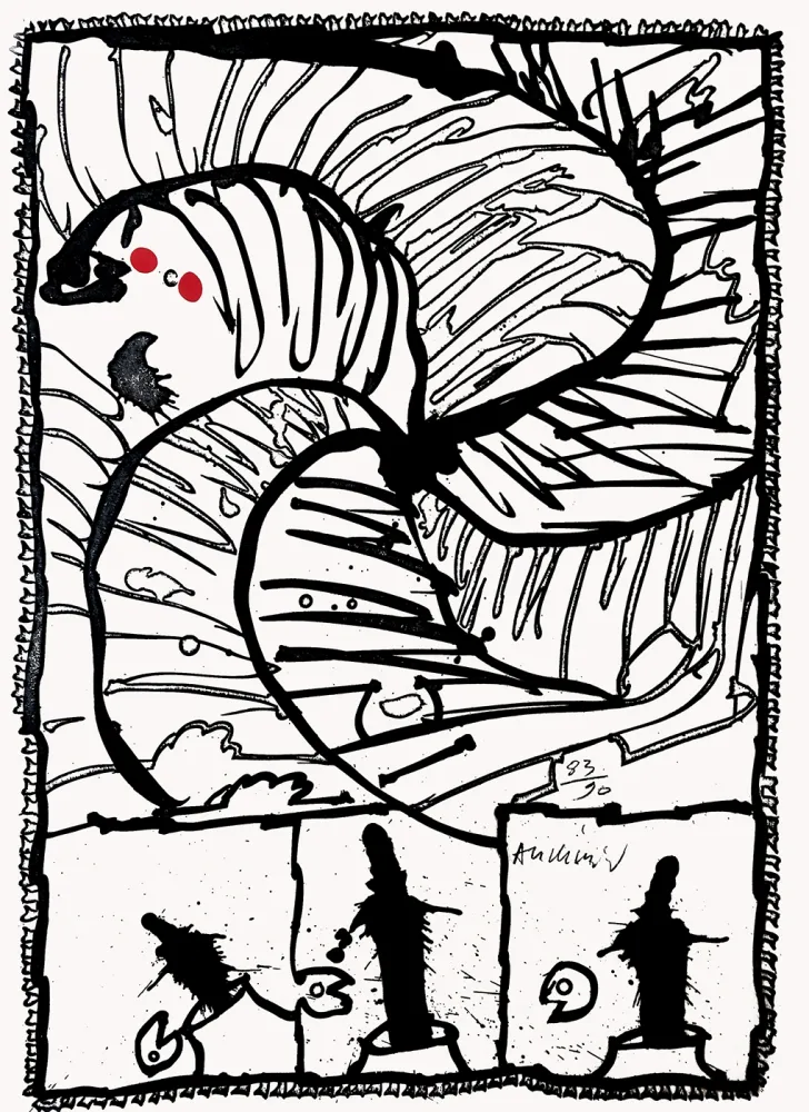 Eau-Forte Alechinsky - Centrifuge