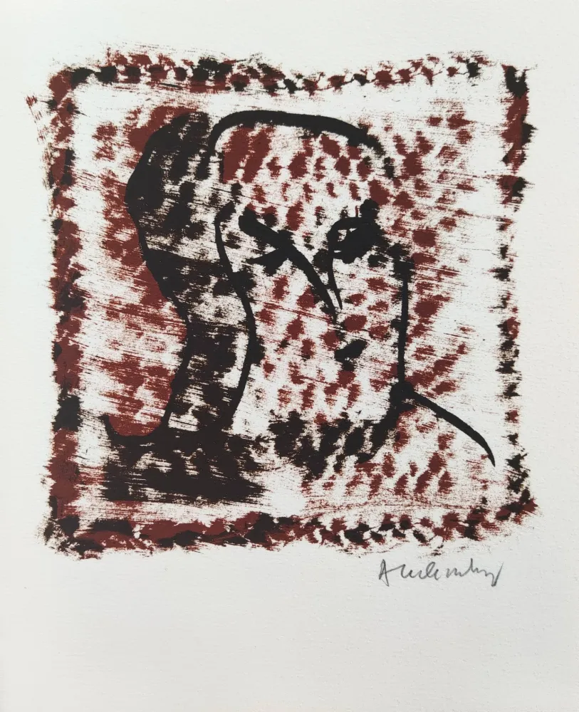 Lithographie Alechinsky - Choses rapportées du Japon