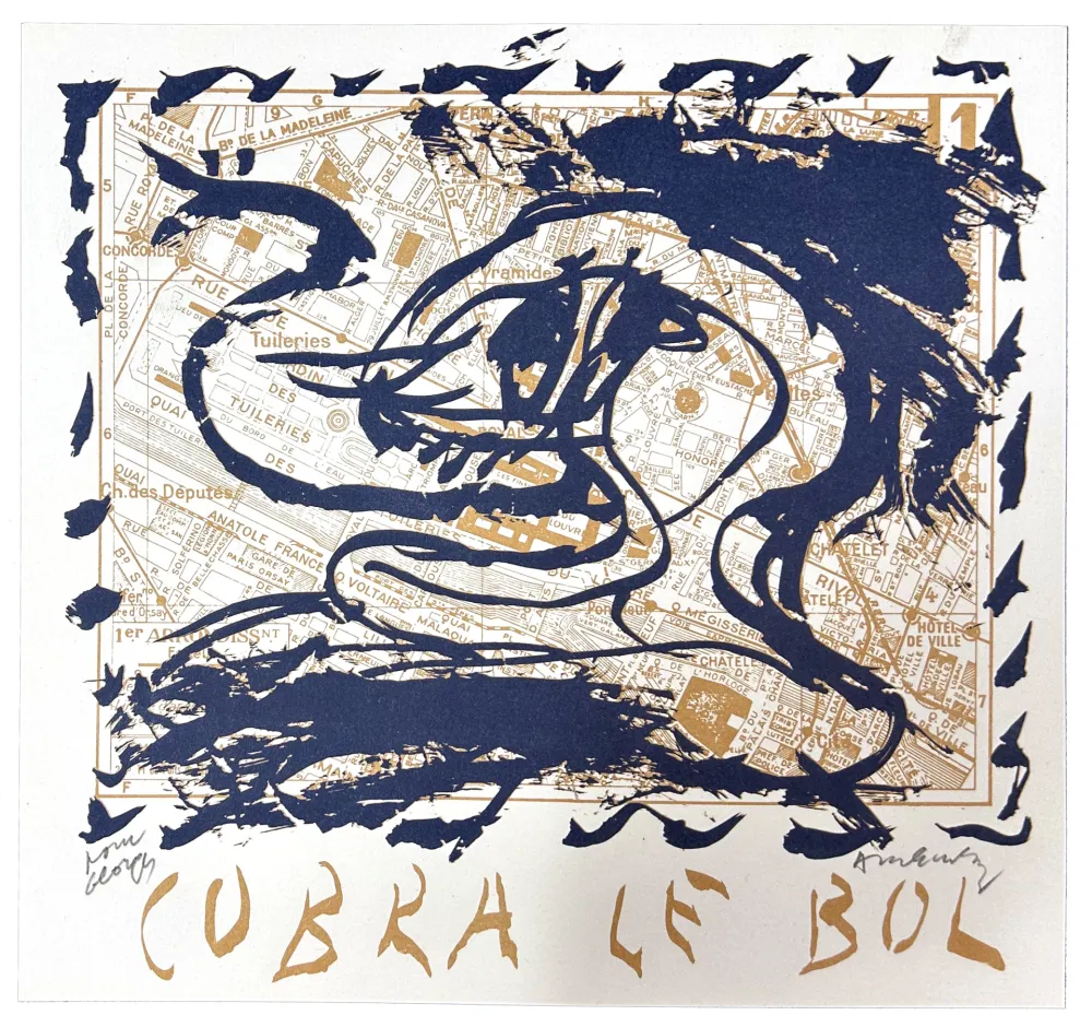Lithographie Alechinsky - Cobra le bol