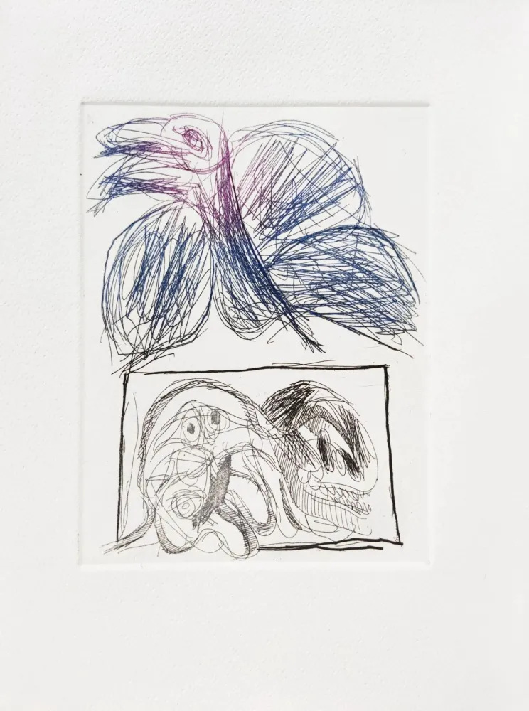 Eau-Forte Et Aquatinte Alechinsky - Commentaire de Personnage