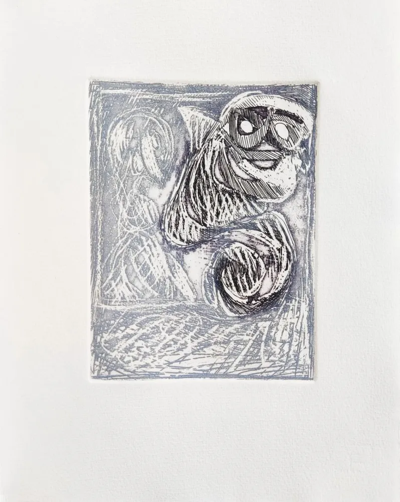 Eau-Forte Alechinsky - Commentaire de Personnage