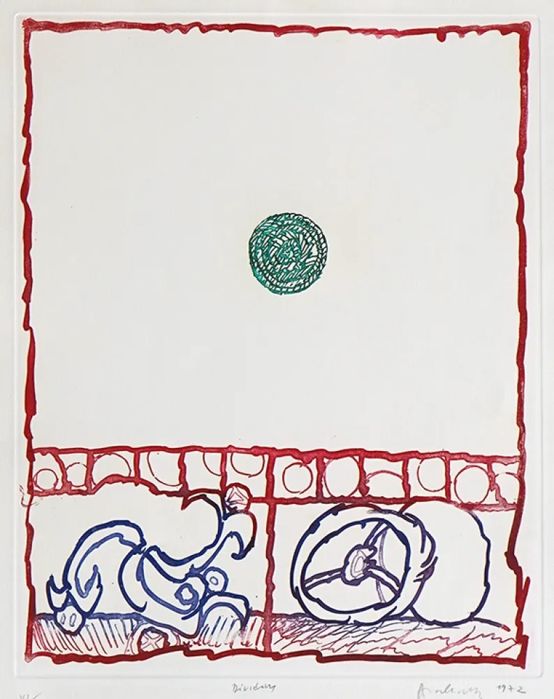 Eau-Forte Alechinsky - Dévidoirs