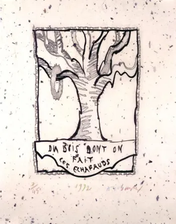 Aucune Technique Alechinsky - Du bois dont on fait les échafauds 