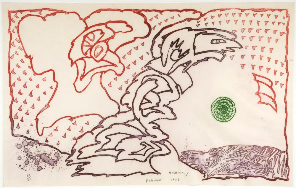 Gravure Alechinsky - Dulle Griet