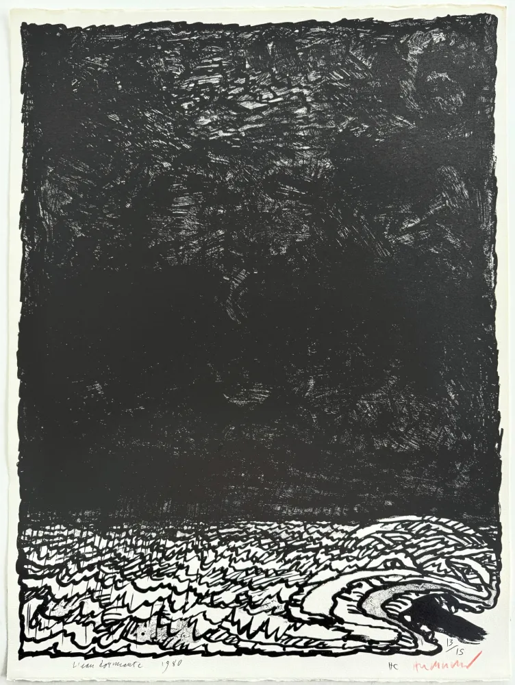 Lithographie Alechinsky - Eau dormante