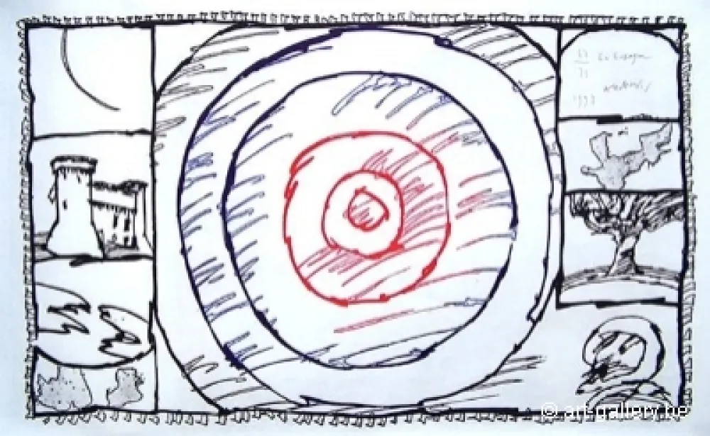 Gravure Alechinsky - En espagne