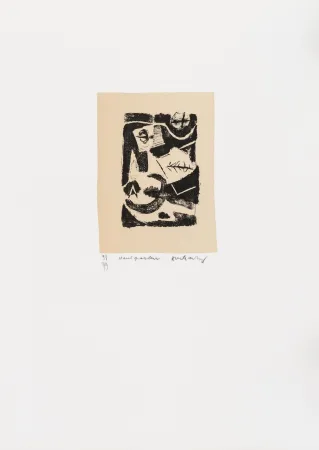 Lithographie Alechinsky - Expériences sans l'expérience 06