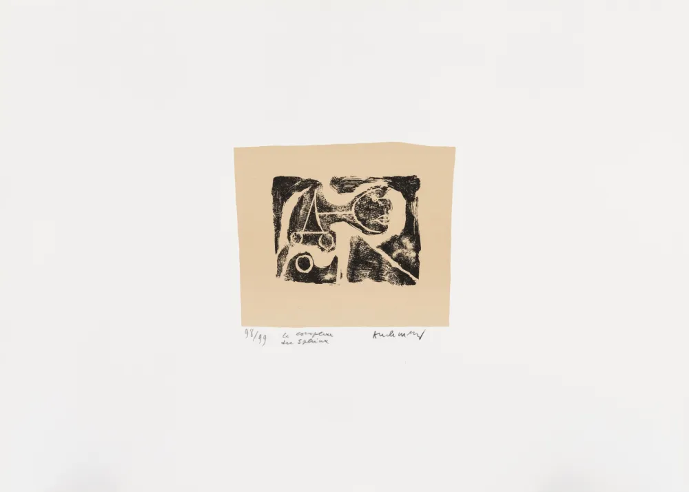 Lithographie Alechinsky - Expériences sans l'expérience 09