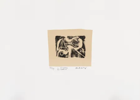 Lithographie Alechinsky - Expériences sans l'expérience 09