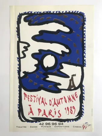 Affiche Alechinsky - Festival d'automne à Paris