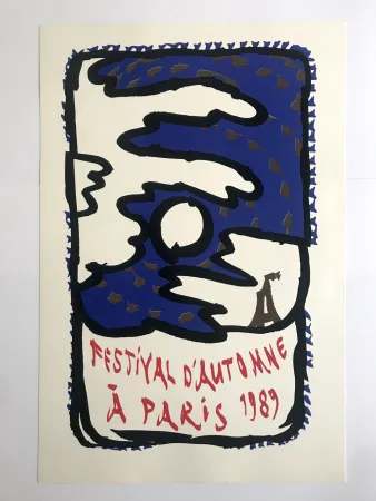 Sérigraphie Alechinsky - Festival d'automne à Paris AVL