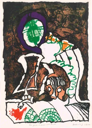 Lithographie Alechinsky - Gnome et Gnose 03